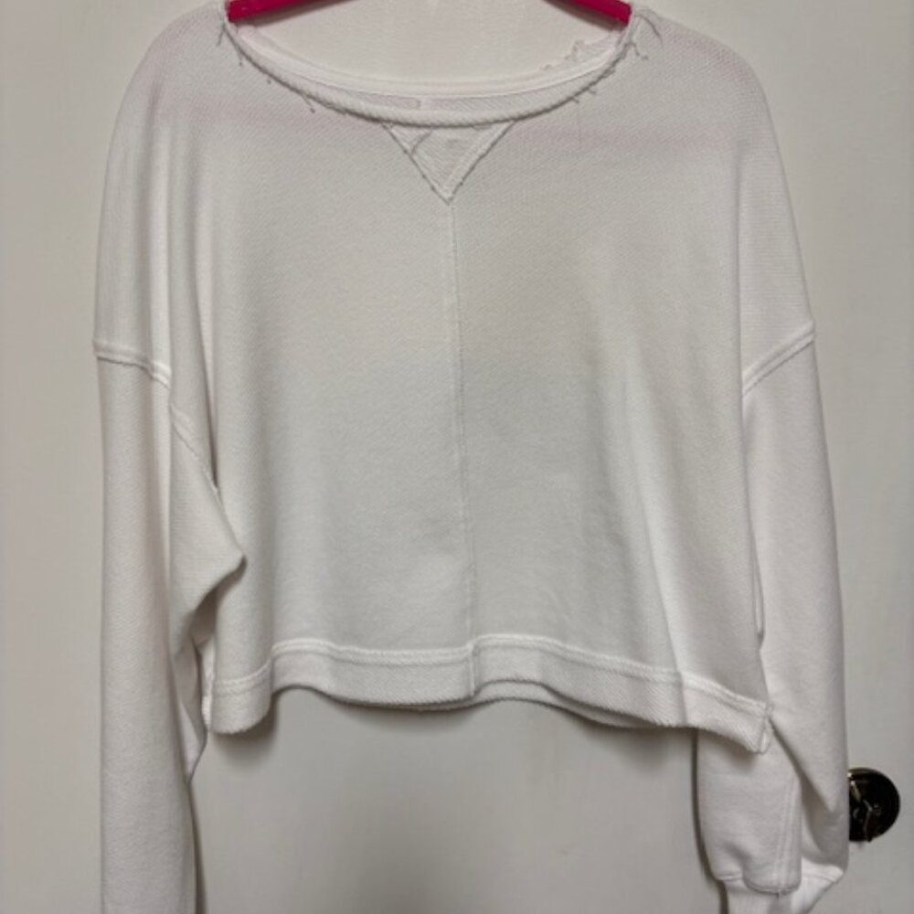 NWT Womens So 100% cotton Oversized Short Long Sleeve Top. Sz. M ($30)